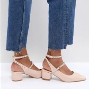 Raid | blush pink studded shoes